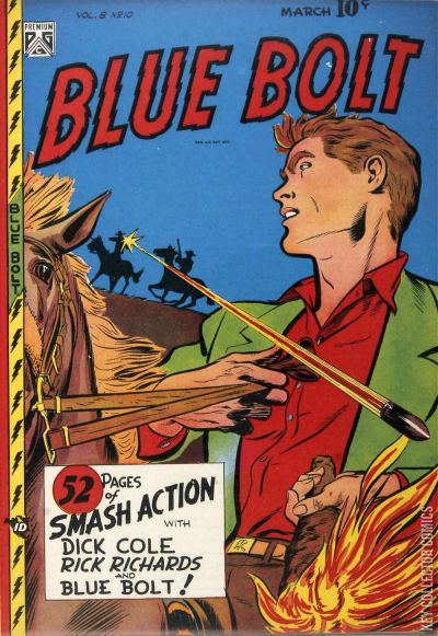 Cover art for Blue Bolt #10