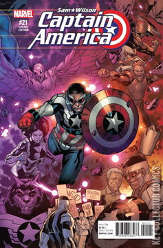 Variant Cover for Captain America: Sam Wilson #21