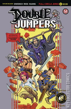 Variant Cover for Double Jumpers: Full Circle Jerks #4