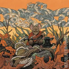 Variant Cover for Mouse Guard: Dawn of the Black Axe #3