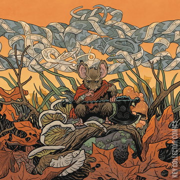 Variant Cover for Mouse Guard: Dawn of the Black Axe #3