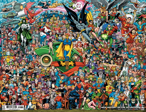 Variant Cover for New History of the DC Universe #1