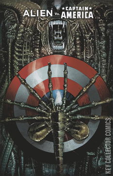 Variant Cover for Alien vs. Captain America #1
