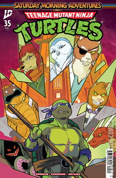 Variant Cover for Teenage Mutant Ninja Turtles: Saturday Morning Adventures #35