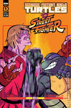 Variant Cover for Teenage Mutant Ninja Turtles vs. Street Fighter #4