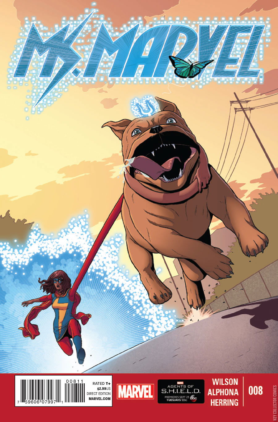 Cover art for Ms. Marvel #8