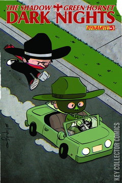 Variant Cover for The Shadow / Green Hornet: Dark Nights #5