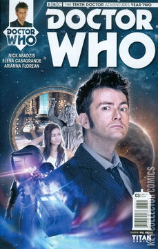 Variant Cover for Doctor Who: The Tenth Doctor - Year Two #3