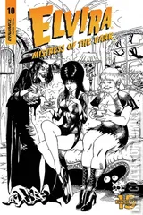 Variant Cover for Elvira: Mistress of the Dark #10
