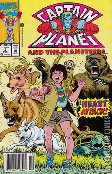 Variant Cover for Captain Planet and the Planeteers #3