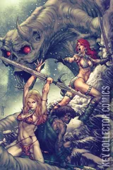Variant Cover for Swords of Sorrow: Red Sonja and Jungle Girl #2