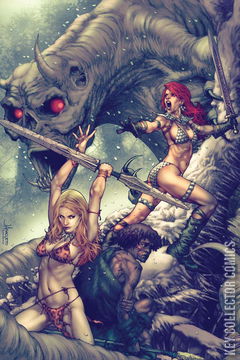 Variant Cover for Swords of Sorrow: Red Sonja and Jungle Girl #2