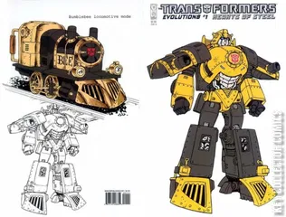 Variant Cover for Transformers: Evolutions - Hearts of Steel #1
