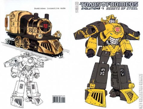 Variant Cover for Transformers: Evolutions - Hearts of Steel #1