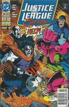 Variant Cover for Justice League Europe #34