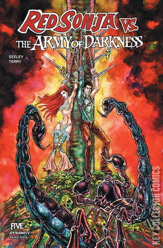Variant Cover for Red Sonja vs. The Army of Darkness #5