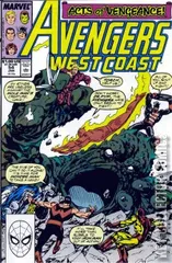 Cover for West Coast Avengers #54