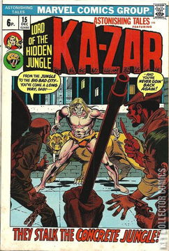 Variant Cover for Astonishing Tales #15