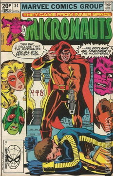 Variant Cover for Micronauts #34