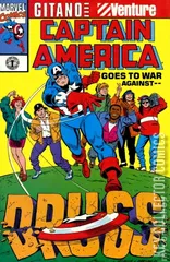 Variant Cover for Captain America Goes to War Against Drugs #1