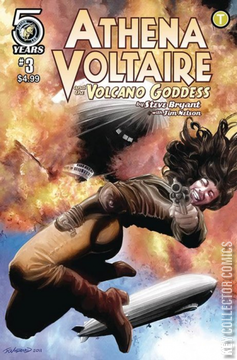 Variant Cover for Athena Voltaire and the Volcano Goddess #3
