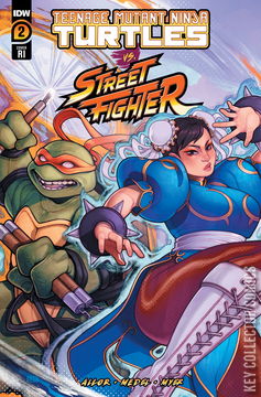 Variant Cover for Teenage Mutant Ninja Turtles vs. Street Fighter #2