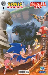 Variant Cover for Sonic the Hedgehog x Godzilla #1