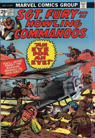 Cover art for Sgt. Fury and His Howling Commandos #121