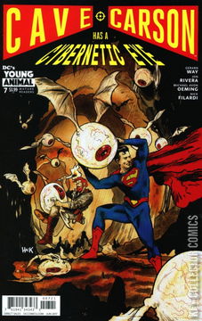 Variant Cover for Cave Carson Has a Cybernetic Eye #7