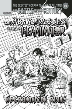 Variant Cover for Army of Darkness vs. Reanimator: Necronomicon Rising #1