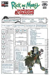 Variant Cover for Rick and Morty vs. Dungeons & Dragons II: Painscape #3