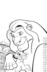 Variant Cover for The Lion King #2