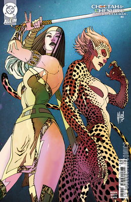 Cheetah and Cheshire Rob the Justice League