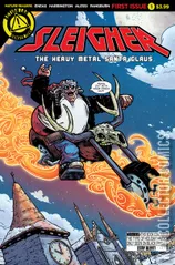Cover for Sleigher: The Heavy Metal Santa Claus #1