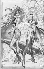 Variant Cover for Vampirella / Lady Death #1