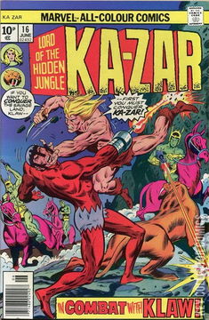 Variant Cover for Ka-Zar #16