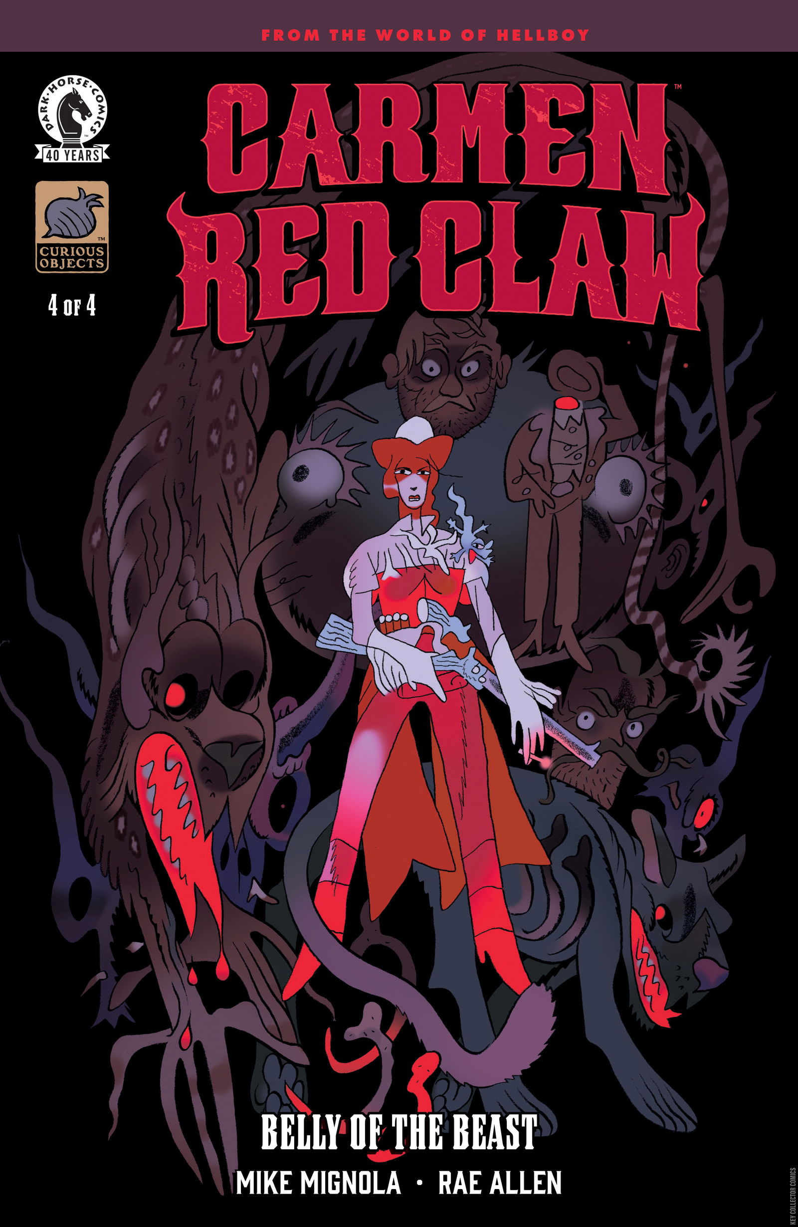 Variant Cover for Carmen Red Claw: Belly of the Beast #4
