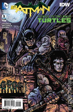 Variant Cover for Batman / Teenage Mutant Ninja Turtles #5