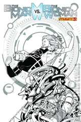 Variant Cover for The Bionic Man vs. The Bionic Woman #3