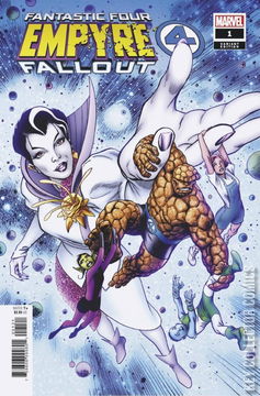 Variant Cover for Empyre Fallout Fantastic Four #1