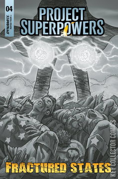 Variant Cover for Project Superpowers: Fractured States #4