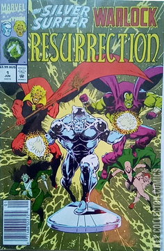 Variant Cover for Silver Surfer / Warlock: Resurrection #1