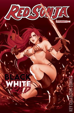 Variant Cover for Red Sonja: Black, White, Red #6