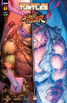 Variant Cover for Teenage Mutant Ninja Turtles vs. Street Fighter #1