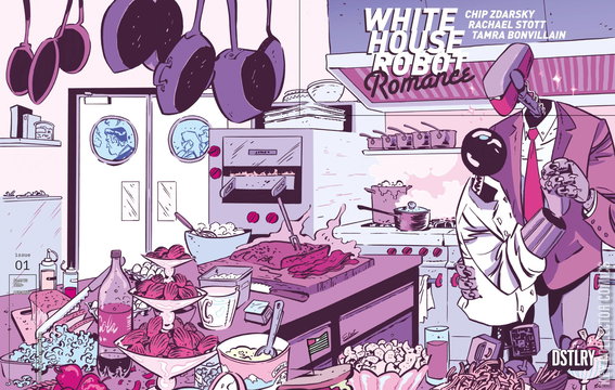 Variant Cover for White House: Robot Romance #1