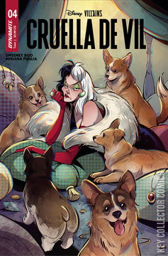 Variant Cover for Disney Villains: Cruella De Vil #4
