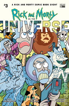 Variant Cover for Rick and Morty vs. the Universe #3
