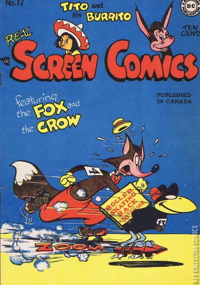Cover art for Real Screen Comics #17 