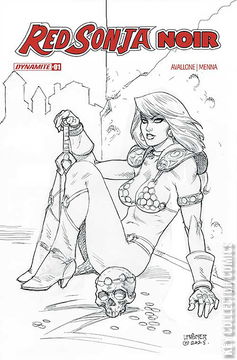 Variant Cover for Red Sonja: Noir #1
