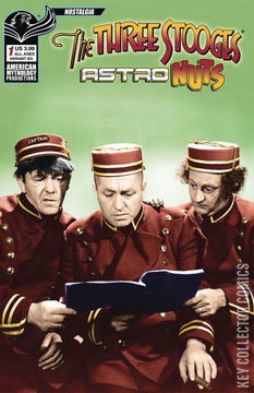 Variant Cover for The Three Stooges: Astro Nuts #1